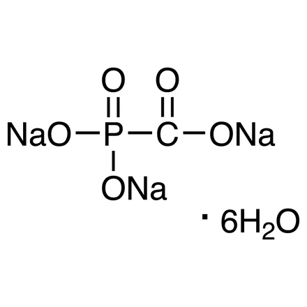 Sodium Phosphonoformate Tribasic Hexahydrate Chemical Structure of Sodium Phosphonoformate Tribasic Hexahydrate