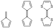 Fulven, fulvalen, and tetrathiafulvalene