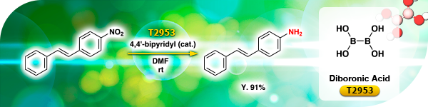 Chemoselective Reduction of Nitro Group Using Diboronic Acid