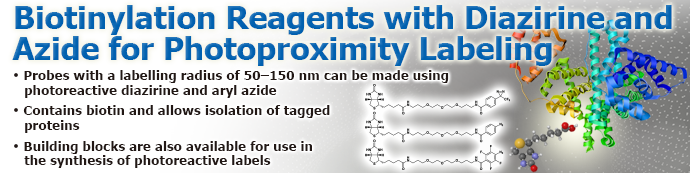 Biotinylation Reagents with Diazirine and Azide for Photoproximity Labeling