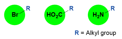 Halides, Carboxylic Acids and Amines