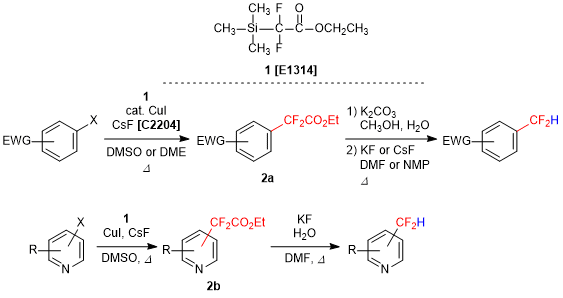 Difluoroacetate Derivative for the Synthesis of Difluoromethylaryls