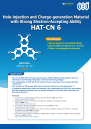 Hole-injection and Charge-generation Material with Strong Electron-Accepting Ability: HAT-CN 6