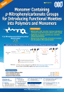 Monomer Containing p-Nitrophenylcarbonate Groups for Introducing Functional Moieties into Polymers and Monomers