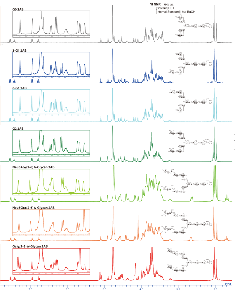 NMR Data of Labeled N-Glycan