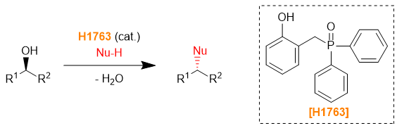 Waste-free Mitsunobu-type reaction