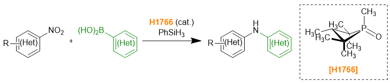 Deoxygenative C-N cross coupling of nitroarenes with boronic acids