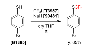 TCI Practical Example: Trifluoromethylation using Trifluoroiodomethane 