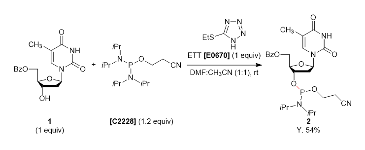  TCI Practical Example: Construction of the Phosphoramidite Using 5-(Ethylthio)-1H-tetrazole (= ETT)