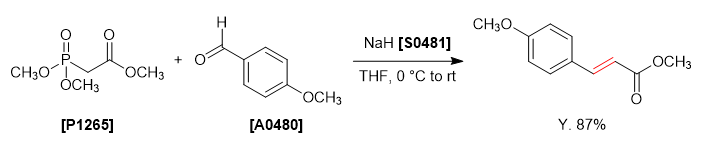 TCI Practical Example: Horner-Wadsworth-Emmons Reaction Using Trimethyl Phosphonoacetate