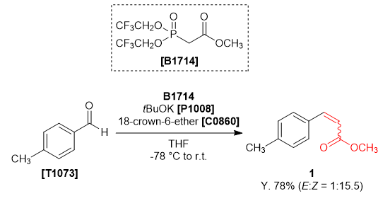 Z-Stereoselective Horner-Wadsworth-Emmons Olefination via Still-Gennari Method