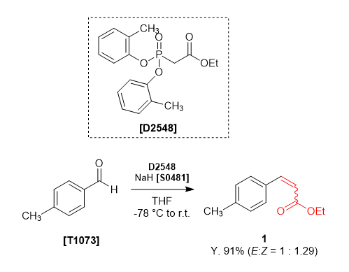 The Z-Selective Horner-Wadsworth-Emmons Reaction Using Ethyl Di-o-tolylphosphonoacetate