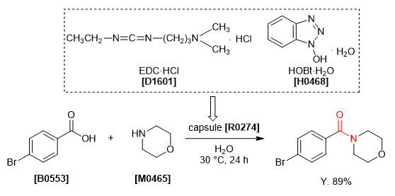 The Condensation Reaction Using a Capsule Reagent