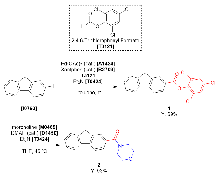 TCI Practical Example: Introduction of Carbonyl Group by Using Formic Acid 2,4,6-Trichlorophenyl Ester 