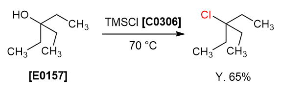 TCI反応実例：TMSClを用いた塩素化