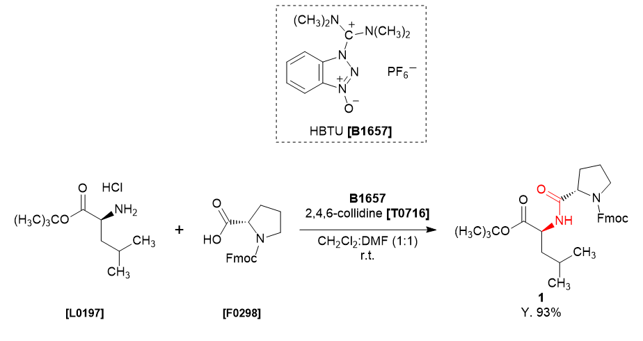 TCI Practical Example: Condensation Reaction Using HBTU 