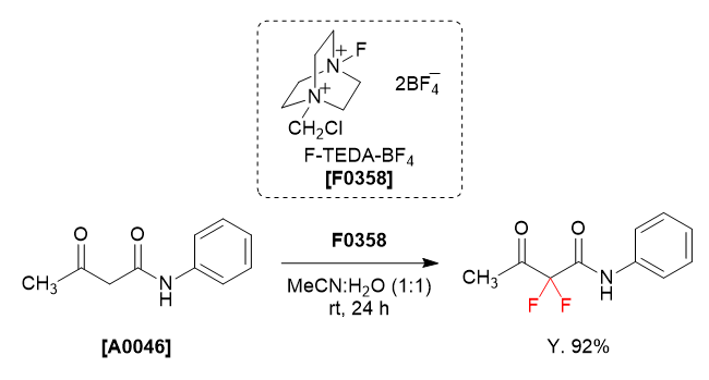 TCI应用实例：使用F-TEDA-BF4的氟化反应