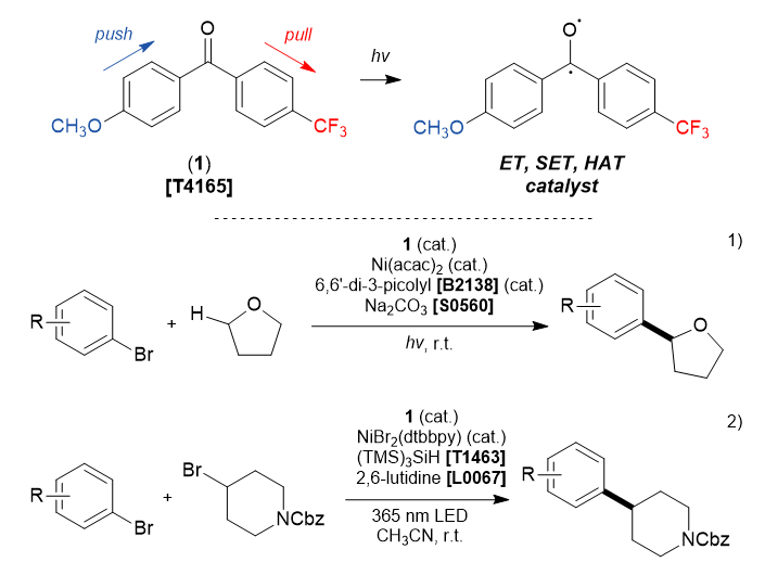 Push-pull Benzophenone-type Photoredox Catalyst Useful For C(sp2)-C(sp3 ...