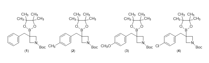 Azetidine-Containing Tertiary Boronic Acid Esters