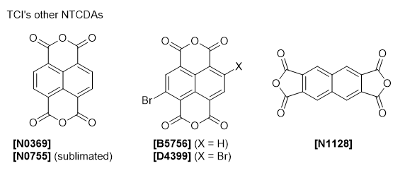 Naphthalene Carboxylic Anhydride for the Synthesis of Functional Materials