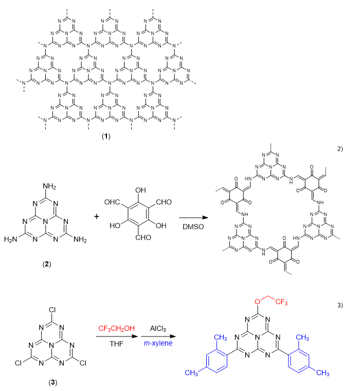 Graphitic Carbon Nitride and Heptazine-Based Building Blocks