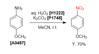 TCI Practical Example: Oxidation of Aniline Moiety Using Hydrogen Peroxide