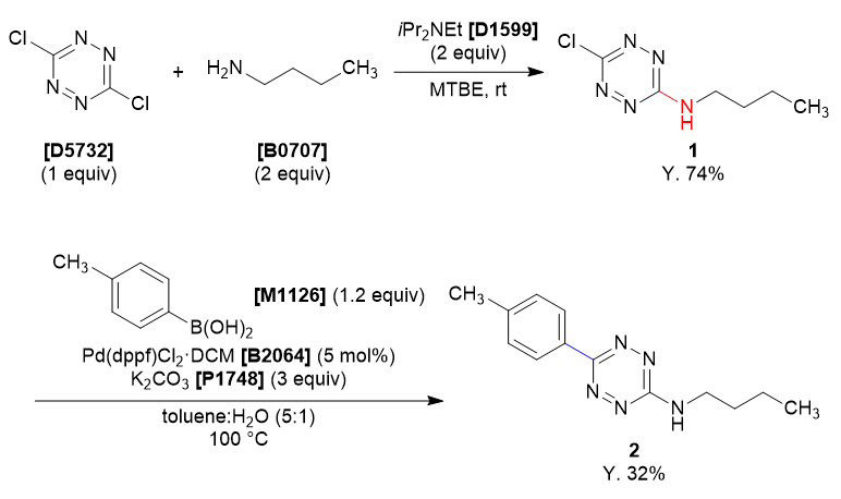 Preparation of Unsymmetrical 1,2,4,5-Tetrazine