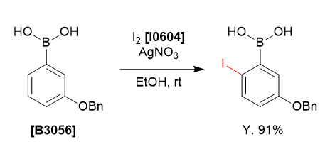 TCI Practical Example: Regioselective Iodination Using Iodine and Silver Nitrate