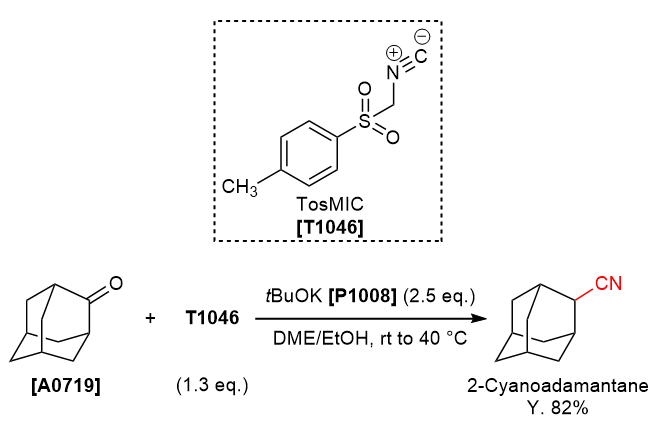 TCI Practical Example: Introduction of Cyano Group with Homologation Using TosMIC