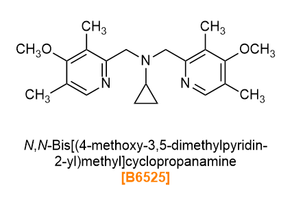 N,N-Bis[(4-methoxy-3,5-dimethylpyridin-2-yl)methyl]cyclopropanamine