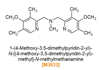 1-(4-Methoxy-3,5-dimethylpyridin-2-yl)-N-[(4-methoxy-3,5-dimethylpyridin-2-yl)methyl]-N-methylmethanamine