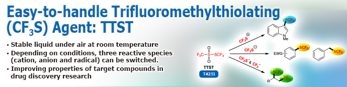 Highly Versatile and Atom-Efficient Trifluoromethylthiolating Agent: TTST