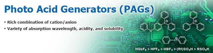 Photo-Acid Generators (PAGs)