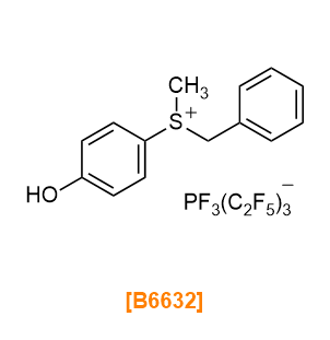 Benzyl(4-hydroxyphenyl)(methyl)sulfonium Trifluorotris(perfluoroethyl)phosphate(V)