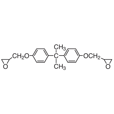 2,2-Bis(4-glycidyloxyphenyl)propane Chemical Structure of 2,2-Bis(4-glycidyloxyphenyl)propane