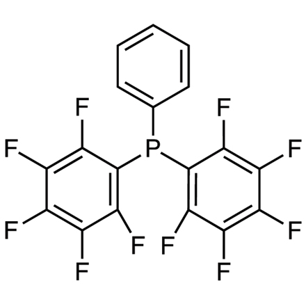 Bis(pentafluorophenyl)phenylphosphine Chemical Structure of Bis(pentafluorophenyl)phenylphosphine