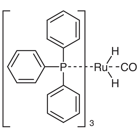 Carbonyl(dihydrido)tris(triphenylphosphine)ruthenium(II) Chemical Structure of Carbonyl(dihydrido)tris(triphenylphosphine)ruthenium(II)