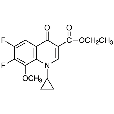 Ethyl 1-Cyclopropyl-6,7-difluoro-1,4-dihydro-8-methoxy-4-oxo-3-quinolinecarboxylate No-Image