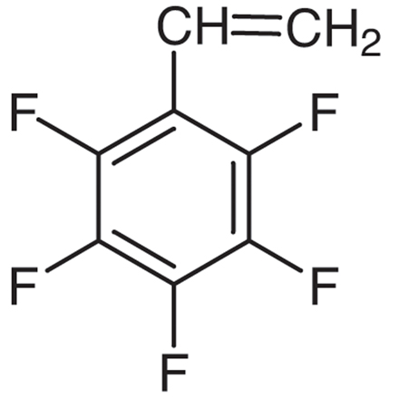 2,3,4,5,6-Pentafluorostyrene (stabilized with TBC) Chemical Structure of 2,3,4,5,6-Pentafluorostyrene (stabilized with TBC)