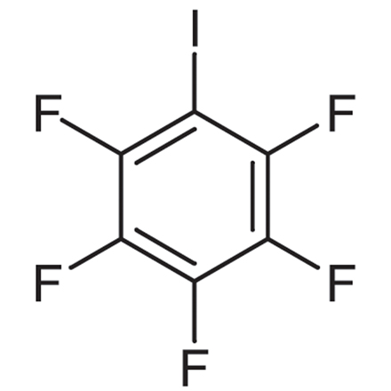Pentafluoroiodobenzene (stabilized with Copper chip) Chemical Structure of Pentafluoroiodobenzene (stabilized with Copper chip)