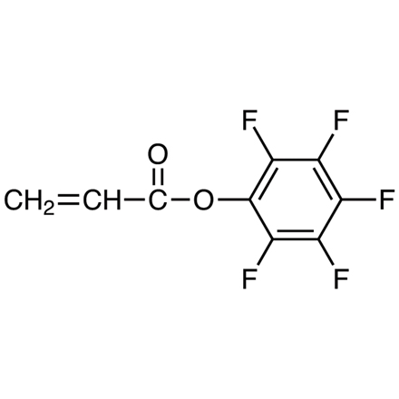 Pentafluorophenyl Acrylate (stabilized with MEHQ) Chemical Structure of Pentafluorophenyl Acrylate (stabilized with MEHQ)