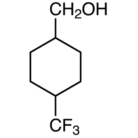 4-(Trifluoromethyl)cyclohexanemethanol (cis- and trans- mixture) Chemical Structure of 4-(Trifluoromethyl)cyclohexanemethanol (cis- and trans- mixture)