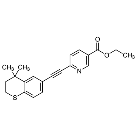 Tazarotene Chemical Structure of Tazarotene