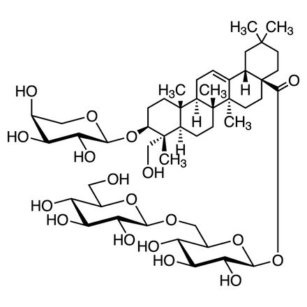 Asperosaponin VI Chemical Structure of Asperosaponin VI