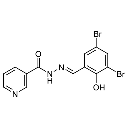 (E)-N'-(3,5-Dibromo-2-hydroxybenzylidene)nicotinohydrazide No-Image