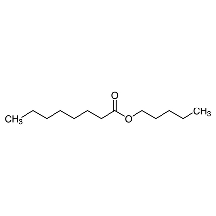 Amyl n-Octanoate Chemical Structure of Amyl n-Octanoate